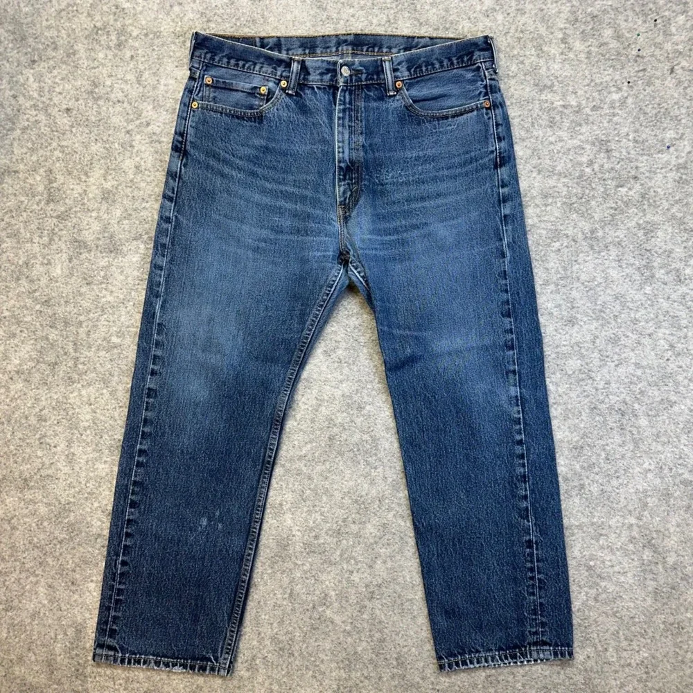 Lot of 5 Levi's 505 Straight Jeans Men's 38x30 Blue Denim Work Pants Bundle